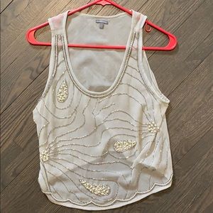Sheer tank top